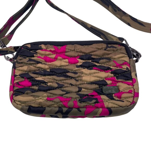 Lug Coupe Quilted Camouflage Crossbody Bag - Picture 9 of 10